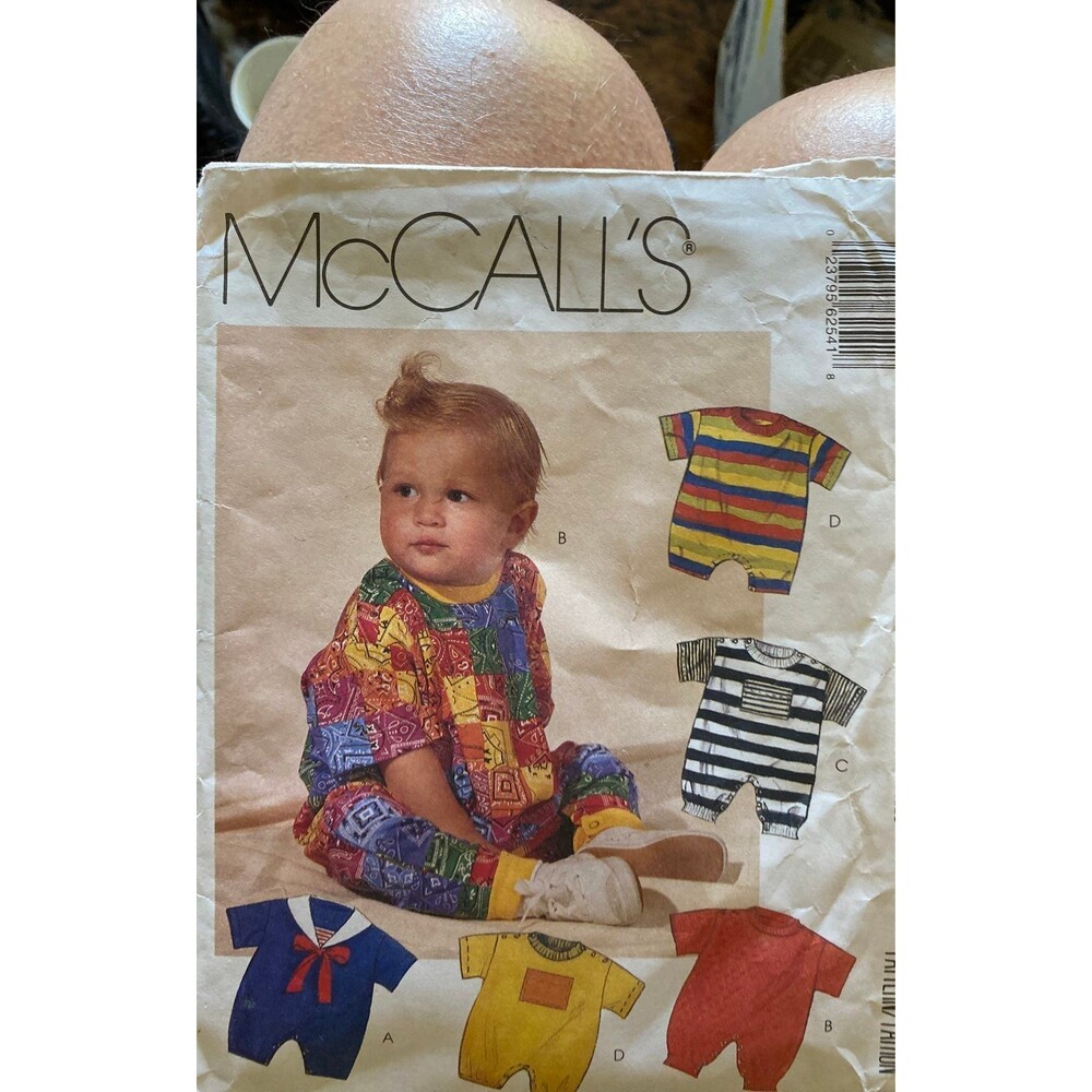 McCalls's 6254 Infant's‎ Romper Pattern